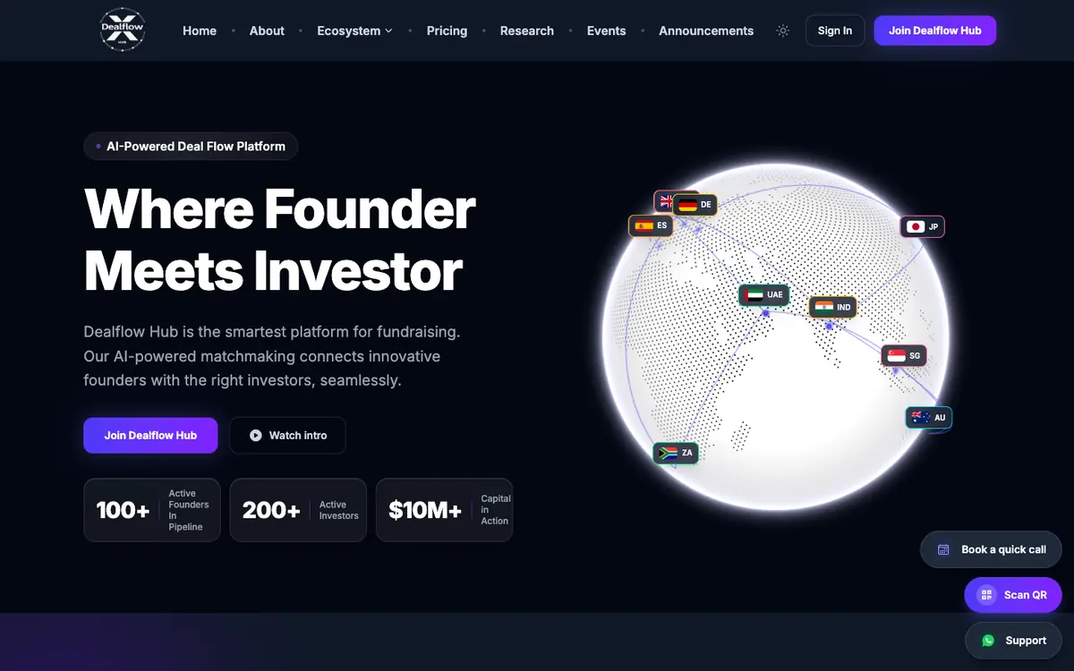 DealFlow Hub website